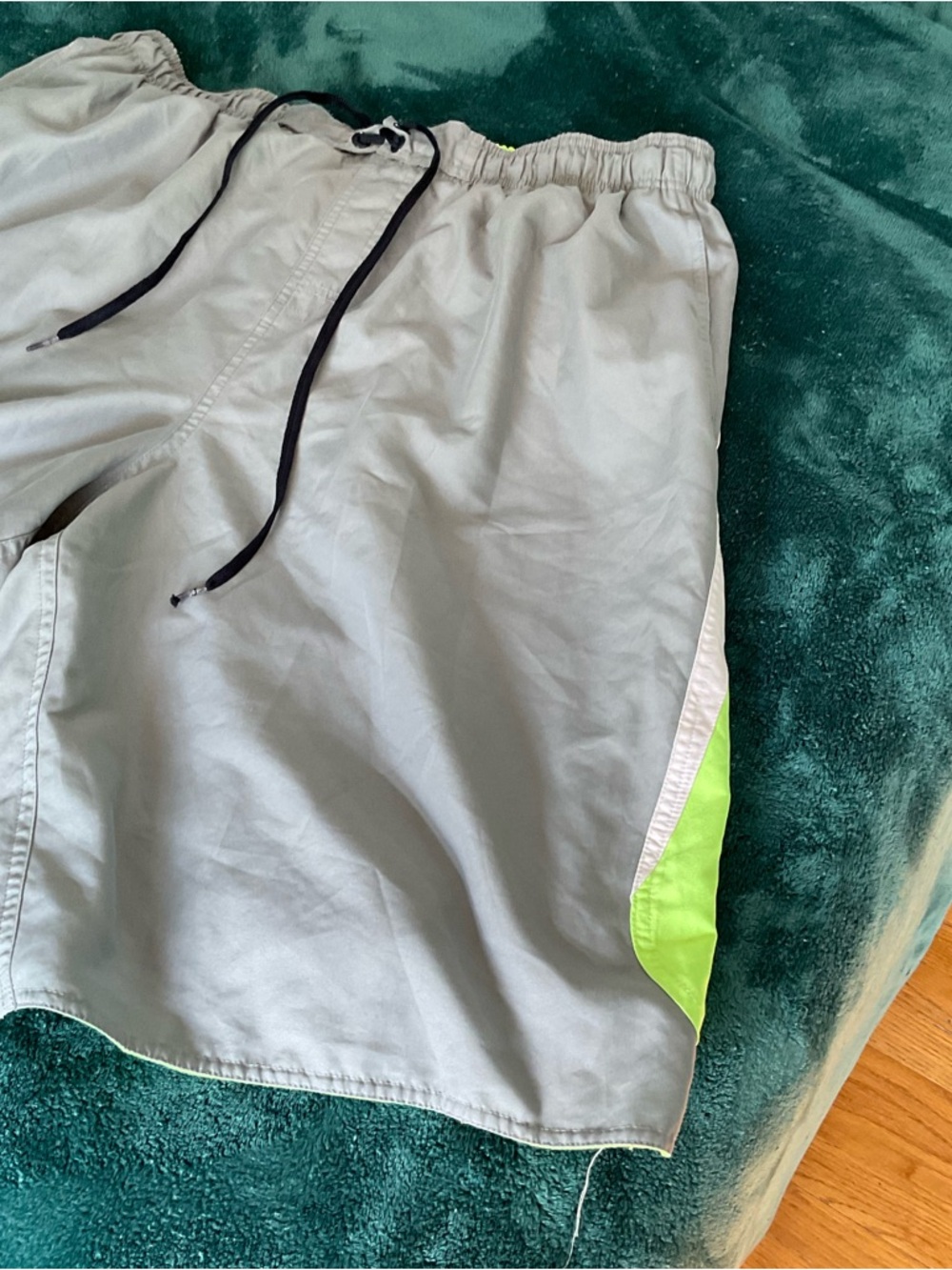 Nike Basketball Shorts Gray Spellout Lined Mens 3XLT Tall Active Sports Workout - Picture 4 of 8